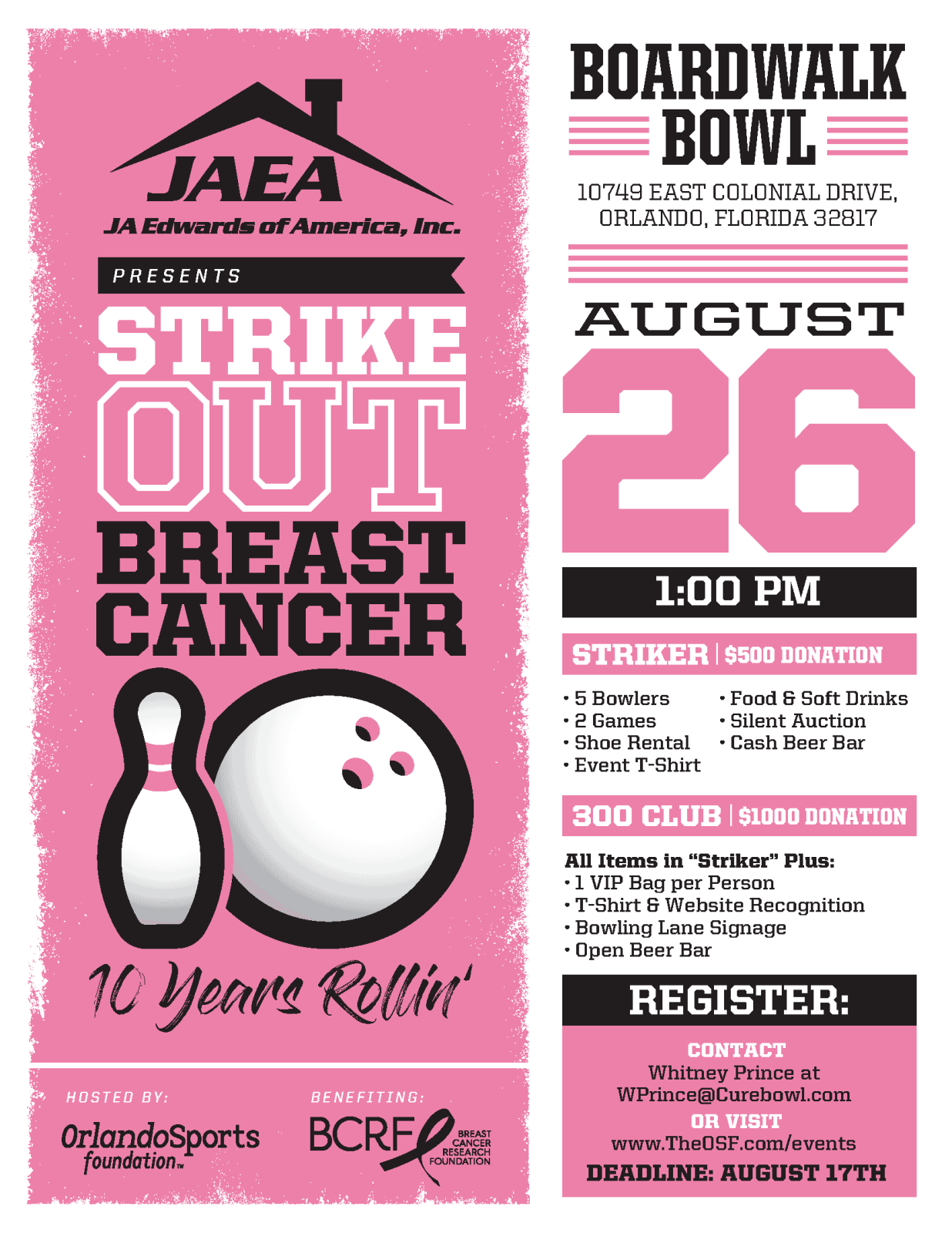 2018 Strike Out Breast Cancer